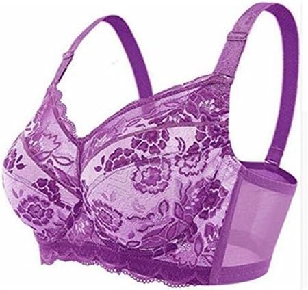 Melissa Wilde Women's Big Size Full Coverage Non-Padded Underwire Unlined Thin Bra Back Closur 34-48 C-H