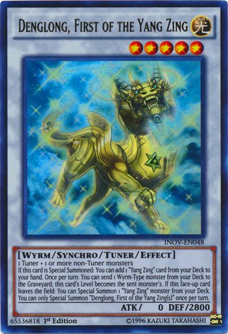 Yu-Gi-Oh! - Denglong, First of the Yang Zing (INOV-EN048) - Invasion: Vengeance - 1st Edition - Ultra Rare
