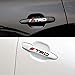 AUTO-P Car Door Sticker Decal for TRD Toyota,(White Red) 2Pack