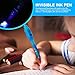 WYAO Invisible Ink Pen, Spy Pen with UV Light Magic Marker Kid Pens for Secret Message and Party Favor Bag Goody Stuffer (4)