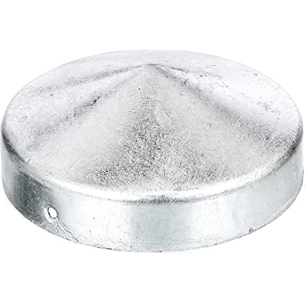 Post Cap for Wooden Posts Flat Shape Ø100 mm / 1 STK. Oberflaeche: feuerverzinkt