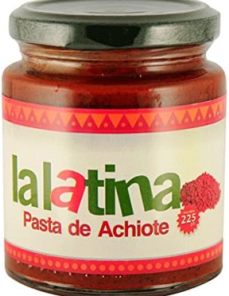 Pasta de Achiote , LA Latina, Achiote Paste from Peru, Glass 225 g