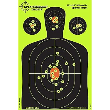 Reactive Splatter Shooting Targets - 23-69 Pcs Paper Targets For Range Practice (9.5x14.5")