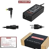 Xavengar 19V 65W Asus X551 X551M X551CA X551MA K52F K53U K73E U52F U56E, Toshiba Satellite C55 C55D C75 C655 L655 L755 L855 P55W Laptop AC Adapter Charger Power Cord Replacement for compatible models