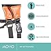 Movo MP-SS7 V2 Rapid Action Camera Sling Strap with Quick Release Clip, Neoprene/Vintage Leather Shoulder Pad Cushion & Bonus Lens Cap Holders for DSLR, Mirrorless Cameras & Binoculars