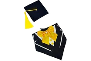 Formal Tuxedo Outfit Geese Wedding Accessories for Porch Geese Graduation and Wedding with Bowtie and Hat Pet Dress Up