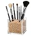 Pretty Display Acrylic Makeup Brush Holder with Beads - includes over 50,000 Beautiful Luxe Gold Diamonds