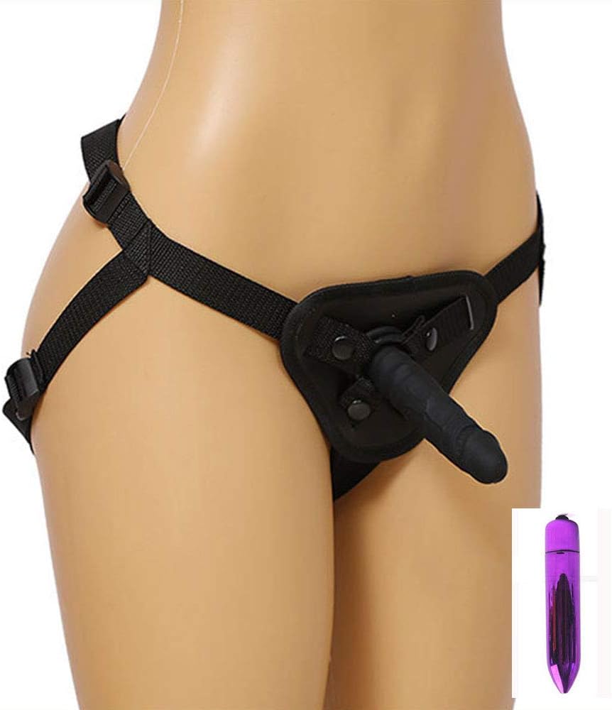Extremely Life-Like Strápôn for Women Beginner Couples - Soft and Adjustable to E&-nhance The Experience (Black)
