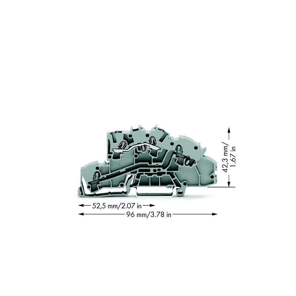 WAGO Setup Etagenklemme 2.5/4 Sq Mm, 2003-7650