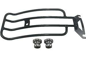 Black Solo Seat Luggage Rack Rear Rack Fits for Harley Touring Electra Glide Road King FLHR 1997-2024 Road Glide 1998-2024 FL