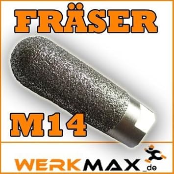 Werkmax M14 Fingerfräser Fräser Lochfräser Lochfräse Fliesen Feinsteinzeug