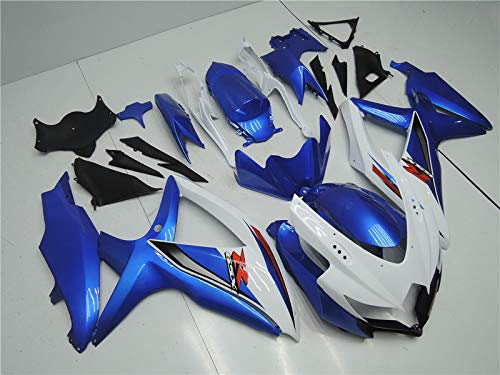 NT FAIRING Blue White Injection Mold Fairing kits Fit for Suzuki 2008 2009 2010 GSXR 600 750 K8 08 09 10 GSX-R600 Aftermarket Painted ABS Plastic Motorcycle Bodywork - Thumbnail 2