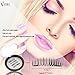 VereBeauty Long Dual Magnetic False Eyelashes, Natural Look, Most Glamorous 3D Ultra Soft, Natural Look, Glue Free Handmade Reusable False Eyelashes (1 Pair/4 Pcs)