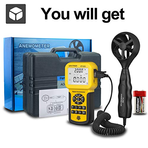 HVAC Anemometer Handheld CFM Pro HVAC Anemometer AP846A Wind Speed