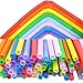 Tomnk 200PCS 10.3 Inch Disposable Flexible Drinking Straws Plastic Straws
