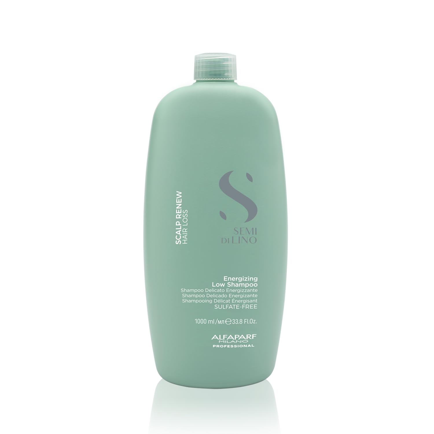 Alfaparf Milano Semi di Lino Scalp Renew Energizing Low Shampoo, 1 L,8022297095844