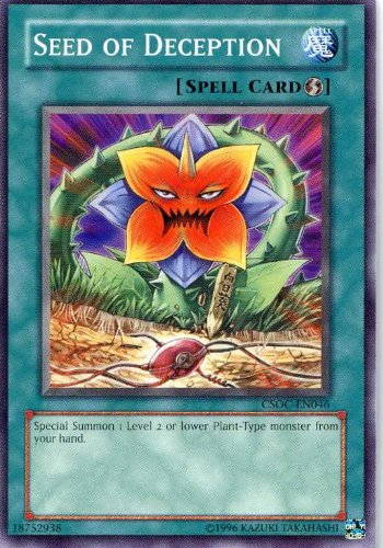 Yu-Gi-Oh! - Seed of Deception (CSOC-EN046) - Crossroads of Chaos - Unlimited Edition - Common