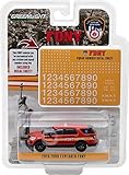 2016 Ford Explorer Fire Department City of New York (FDNY) with FDNY Squad Number Decal Sheet Hobby Exclusive 1/64 Diecast Model Car by Greenlight 42823