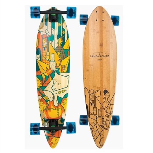 Landyachtz - Bamboo Chief Longboard Complete 2016, Camping, 