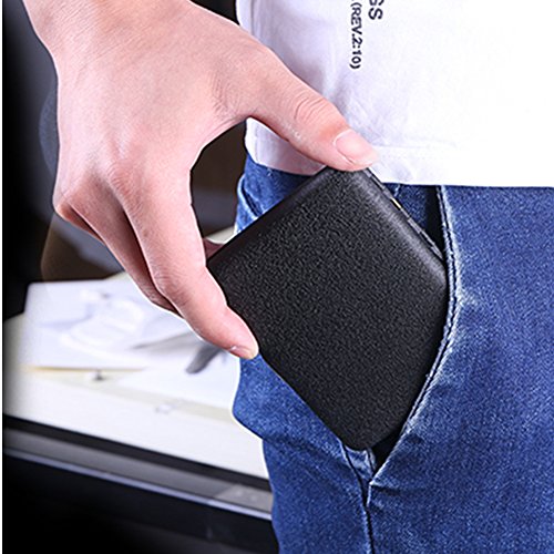 JBBERTH Alloy Frosted Cigarettes Case Box Double Sided Metal Cigarette Case for 20 Cigarettes(Black) - Thumbnail 6