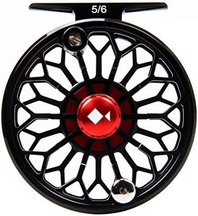 AnglerDream Archer Fly Fishing Reel Fly Reel Spare Spool with Large Arbor CNC Machined Aluminum Alloy Body Smooth Fly Reel 3/4 5/6 7/8WT (Black, Gold, Silver)