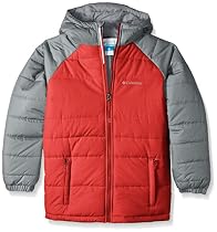 Columbia Little Boys' Tree Time Puffer Jacket, Mountain Red, X-Small
