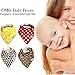Omg Baby Boom - Baby Bandana Drool Bibs with Snaps - Handkerchief Bibs For Babys - Unisex 4-Pack - Organic Cotton - Keep Infants and Dry & Clean While Teething while Bottle Feeding - Gift for New Mom