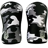 Bear KompleX Compression Knee Sleeves, Fitness & Support for Workouts & Running. Sold in Pairs-Crossfit Training, Weightlifting, Wrestling, Squats & Gym Use. 5mm&7mm Thick, Multicolor Options for Both
