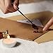 niceEshop(TM) 100 Ps European Retro Star Shape Sealing Wax with 1 Piece Wax Melting Spoon, 1 Piece Sealing Wax Stamp and 2 Pieces Wax