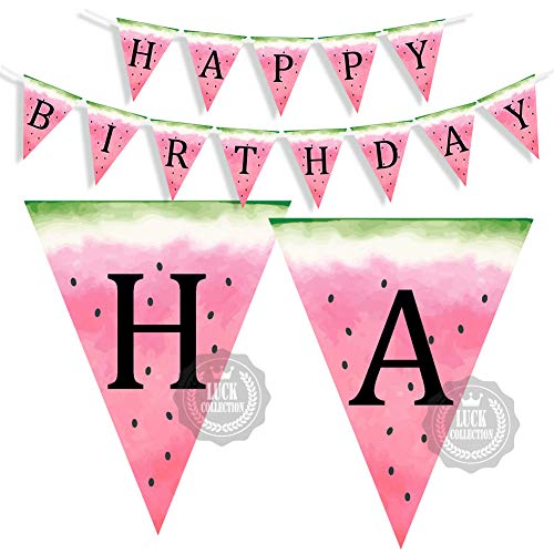 One in a Melon Cake Topper Watermelon Banner for Watermelon Themed Birthday 1st Birthday Party Supplies
