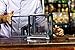 Crafthouse by Fortessa Professional Metal Barware/Bar Tools by Charles Joly, Stainless Steel and Glass Box, Cocktail/Beverage/Cheese/Food Smoker with Smoking Gun, Clear