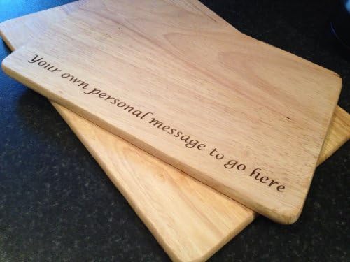 Personalised Laser Engraved Wooden Chopping Board 2 Sizes to Choose From New Home Wedding Gift