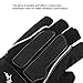 Trideer Padded Workout Gloves for Men - Gym Weight Lifting Gloves with Wrist Wrap Support, Full Palm Protection & Extra Grips for Weightlifting, Exercise, Cross Training, Fitness, Pull-up