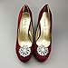 Ruihfas 2Pcs Elegant Crystal Shoe Clips Decorative Rhinestone Flower Clutch Dress Hat Shoes Decoration for Wedding Party