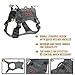 OneTigris Tactical Service Dog Vest – Water-resistant Comfortable Military Patrol K9 Dog Harness with Handle (Extra Large, Black)