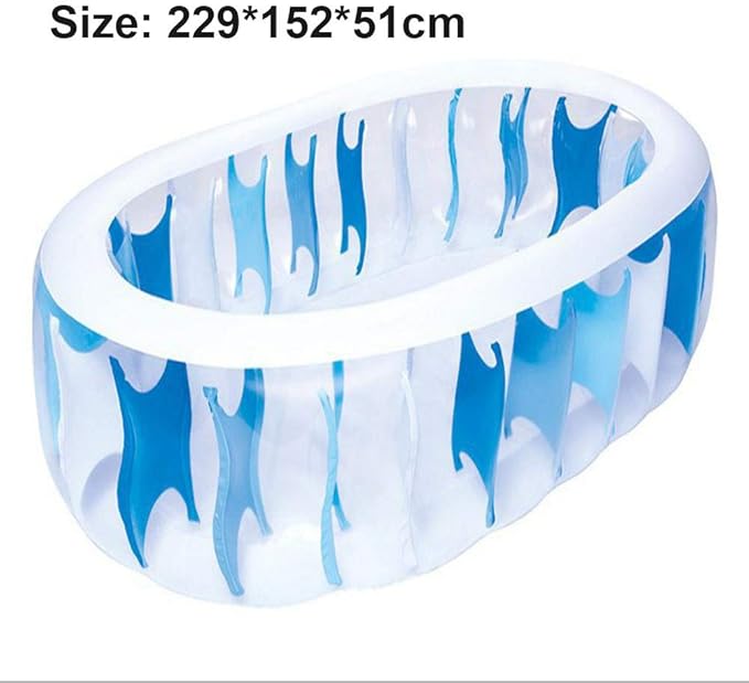 oval inflatable pool