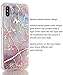 SPEVERT for iPhone Xs Max Case Luxury Marble Stylish Slim Cover for Girl Women Cute Elegant Sparkly Glitter Shockproof Durable Protective Case for iPhone Xs Max 6.5 inches - Coloful