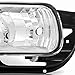 AKKON - For 2009-2012 Dodge RAM 1500/10-18 2500 3500 Clear Bumper Fog Lights Pair w/Bulbs, Bracket Replacement