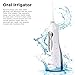 Aqua Clean® Oral Irrigator & Aqua Flosser – Best Teeth Flosser - Professional Grade Electric Cordless & Rechargeable Dental Hygiene Tool - 150 ml Water Tank - up to 90 PSI - Low Noise