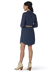 Wrangler womens Retro Long Sleeve Western Denim