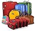 Shacke 6 Set Packing Cubes for Travel Lightweight Luggage Organizer (Warm Red)