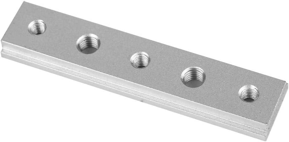 T Type Groove Rail Template T Slot Aluminum Alloy T Slot Rail 100mm for Table Saw Router Woodworking Tools (100mm)