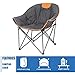 Suntime Moon Camping Chair, Leisure Portable Stable Comfortable Folding Saucer Chair and Sofa Chair for Camping, Hiking, Fishing, Carry Bag Included