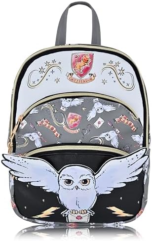 bioworld harry potter mini alumni backpack Amazon.com | Bioworld Harry Potter Hogwarts Chibi Characters & Icons All  Over Print White Mini Backpack