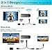 Display Dongle Support Wireless and Wired 2 in 1 Display Receiver for TV/Projector 1080P HDMI Miracast Dongle Compatible for Windows/Android/iOS Smartphone,Tablet,iPhone,iPad,Laptop 
