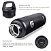 qottle 24oz Vacuum Insulated stainless steel water Bottle, double wall Vacuum for hot and cold Insulation flask for outdoor sport camping hiking-black