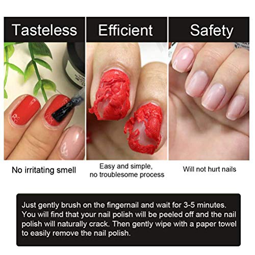 Magic Nail Polish Remover, Easily & Quickly Removes SoakOff Gel Polish