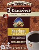 Teeccino Hazelnut Herbal Coffee 10 Tea Bags