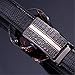 Men's Casual Automatic Buckle Belt, Luxury Style Black Belts with Crocodile Pattern
