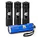 FX FFEXS LED Flashlight 4 Pack Small & Lightweight Flashlights Pocket Torch Multipack of Super Bright 9 LED Mini Aluminum - Flash Lamp Perfect for use Around The House use for Dog Walking Travel